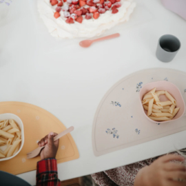 Mushie | Siliconen placemat - Lilac Flowers