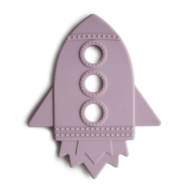 Mushie | Rocket Teether - Soft lilac