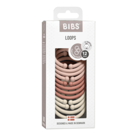 BIBS | loops 12-pack | Blush/Woodchuck/Ivory