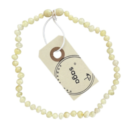 Saga | Necklace Amber - Milky