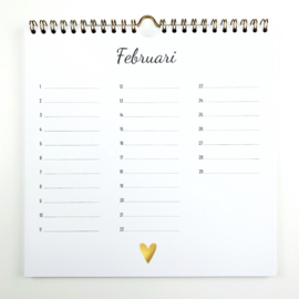 Kalender | Voor de verjaardagen