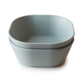 Mushie | Square Dinnerware Bowl, Set of 2 (Sage)