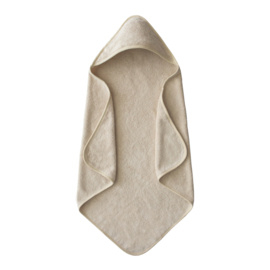 Mushie | hooded towel | badcape | fog - beige