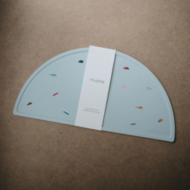 Mushie | Silicone placemat -  Retro Cars
