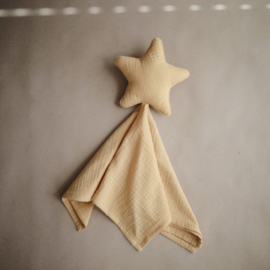 Mushie | Lovey Blanket | Star Fall Yellow