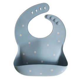 Mushie | Silicone Bib Daisy Cloud