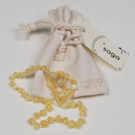 Saga | Necklace Amber - Milky