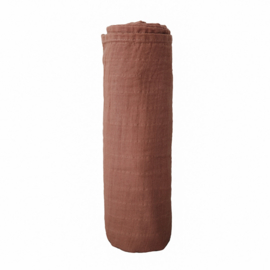 Mushie | XL hydrofieldoek - Swaddle cognac