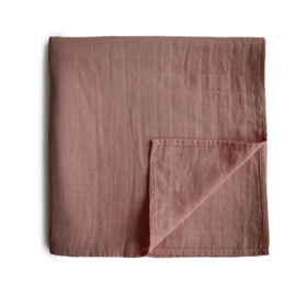 Mushie | Swaddle cedar