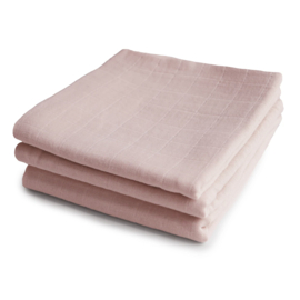 Mushie | Muslin Cloth 3-pack - Blush