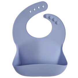 Mushie | Silicone Bib Powder blue