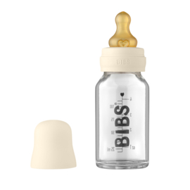 BIBS | Glazen fles 110 ml | Ivory