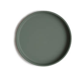 Mushie | Classic Silicone Suction Plate - Dried Thyme