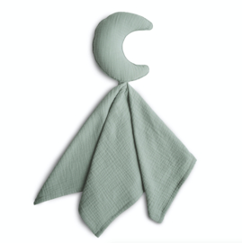 Mushie | Lovey Blanket | Moon Roman Green