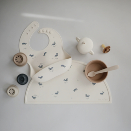 Mushie | Siliconen placemat -  Whales walvissen