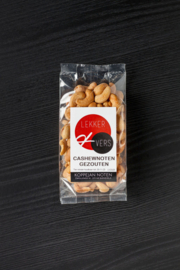 Cashewnoten gezouten