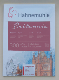Brittania Aquarelblok 17x24 300gr