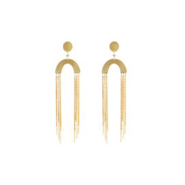 Pearl Chain Studs