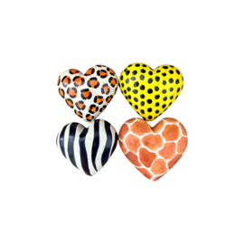 Animal Heart Set Kisii Steen