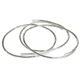 Plated Essentials Bangle Silver