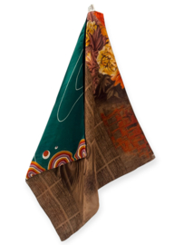 Double Layered Sari Sjaal / Furoshiki Doek Small 035