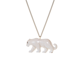 Tagua Hanger Cheetah / Jachtluipaard met ketting