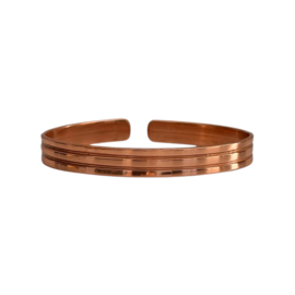 Koperen Armband Glad B