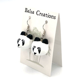 Panda Earrings