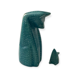 Kat & Muis Set Kisii steen Lichtblauw