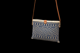 Actie Set van 2 x Crossbody/Schouder Tas Kecil Blauw & Groen