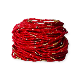 Masai Kralen Armbandje Red Wine