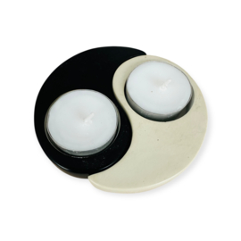 Waxinelicht Kisii steen Yin Yang