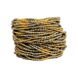 Masai Kralen Armbandje Flirty Grey