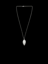 Ketting Eucalyptus Blad Silver