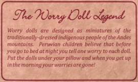 Worry Doll Haargesp