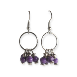 Nyota Earrings Purple