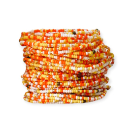Masai Kralen Armbandje Summer Orange