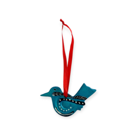 Hanger Vogel Kisii steen Blauw