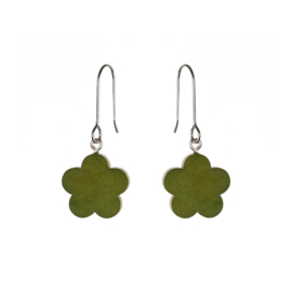 Bloom Earrings Green