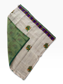 Double Layered Sari Sjaal / Furoshiki Doek 093