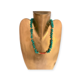 Chip Beads Turquoise Necklace