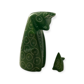 Kat & Muis Set Kisii steen Groen