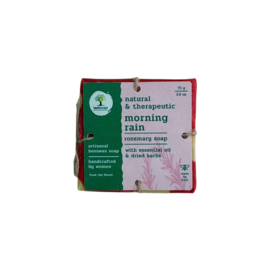 Origin Bijenwaszeep Morning Rain met echte rozemarijnblaadjes - 75 gram