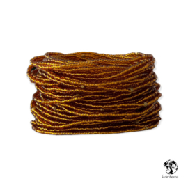 Masai Kralen Armbandje Cognac