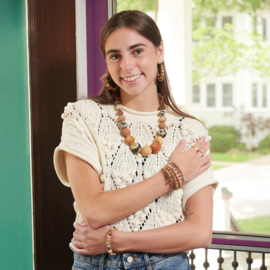 Kantha Desertscape Necklace