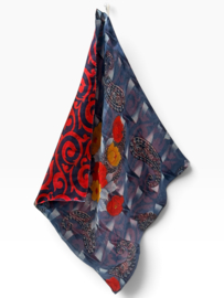 Double Layered Sari Sjaal / Furoshiki Doek Small 079