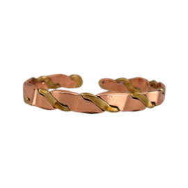 Koperen Armband Gevlochten Glad A