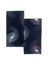 Set van 2 Kitenge Servetten Circling