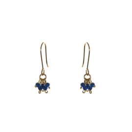 Elizabeth Small Navy Earrings