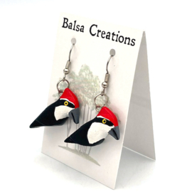Pileated Woodpecker Earrings